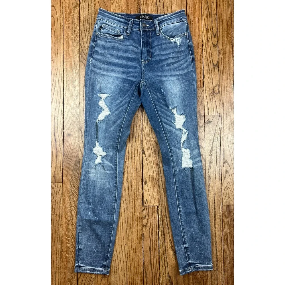 Judy Blue Mid Rise Sz 3|26 Medium Wash Stretch Denim Women's Skinny Jeans